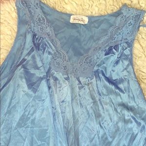 Vanity Fair long silky nightgown